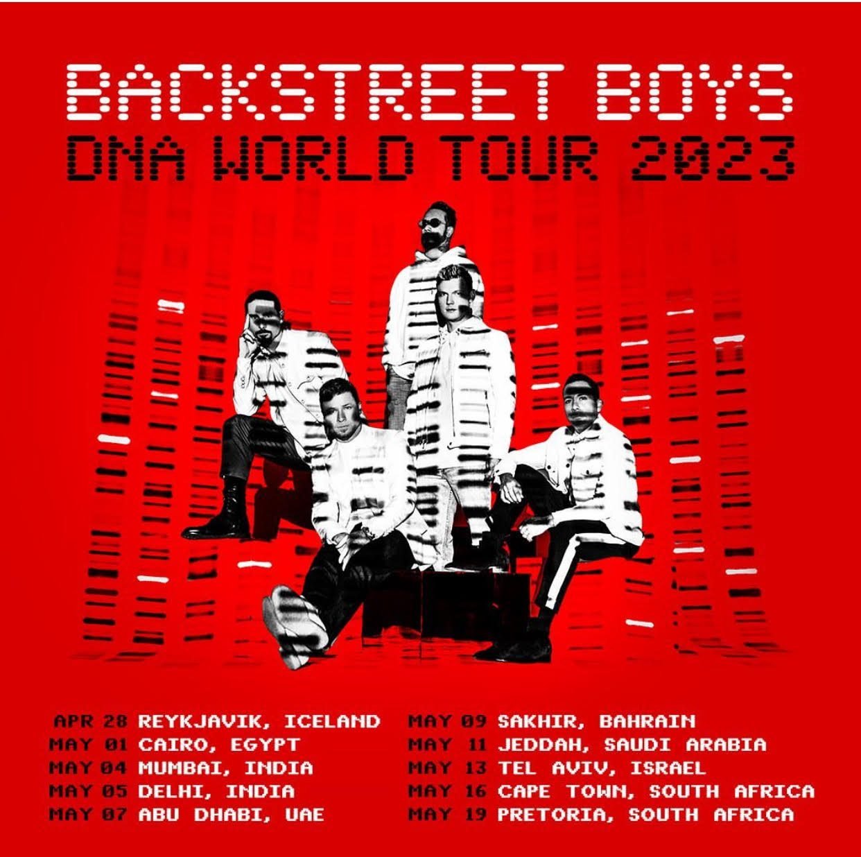 Backstreet Boys DNA World Tour - Mumbai | Gurgoan 2023