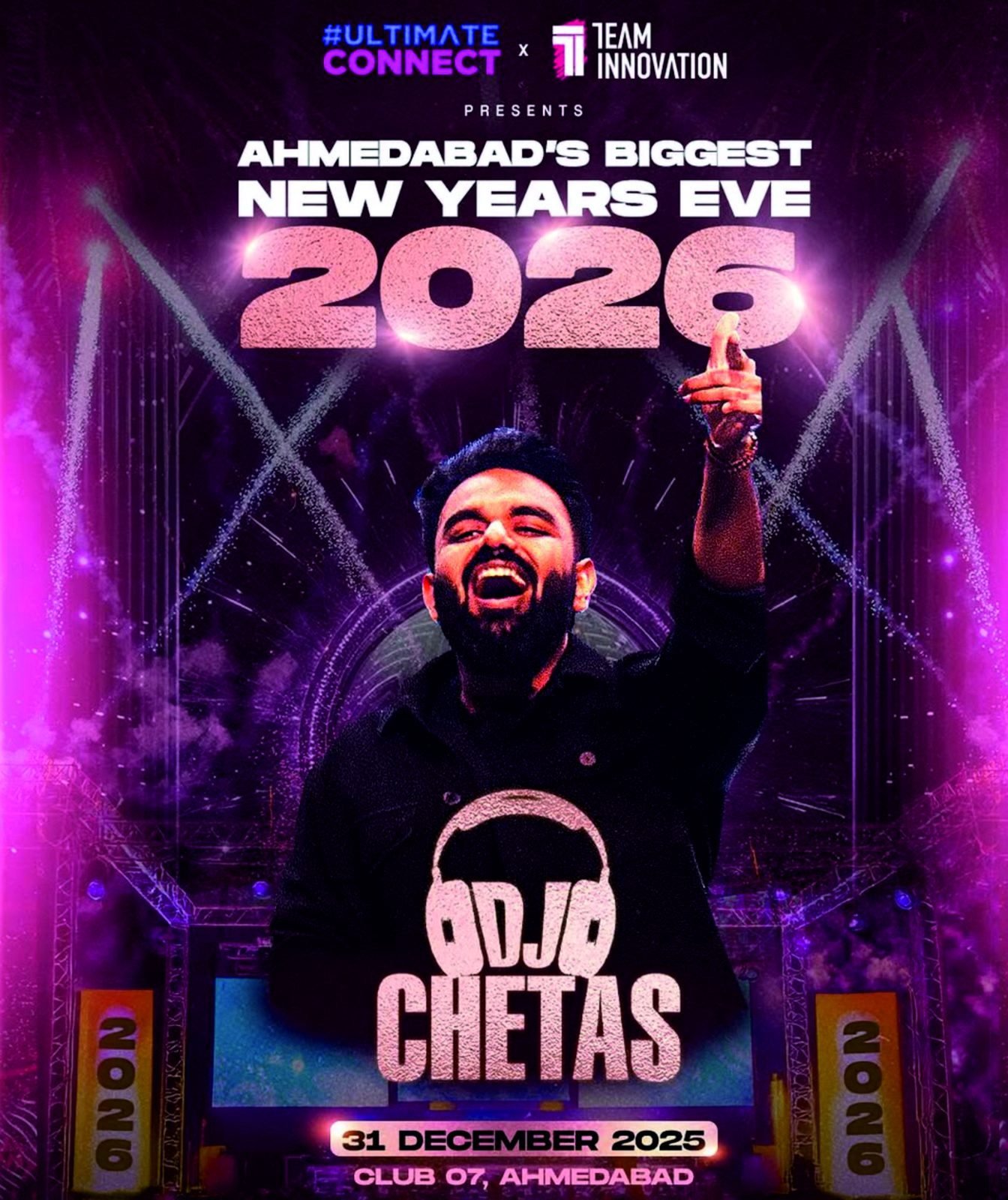 DJ Chetas New Year Eve - Ahmedabad 2026