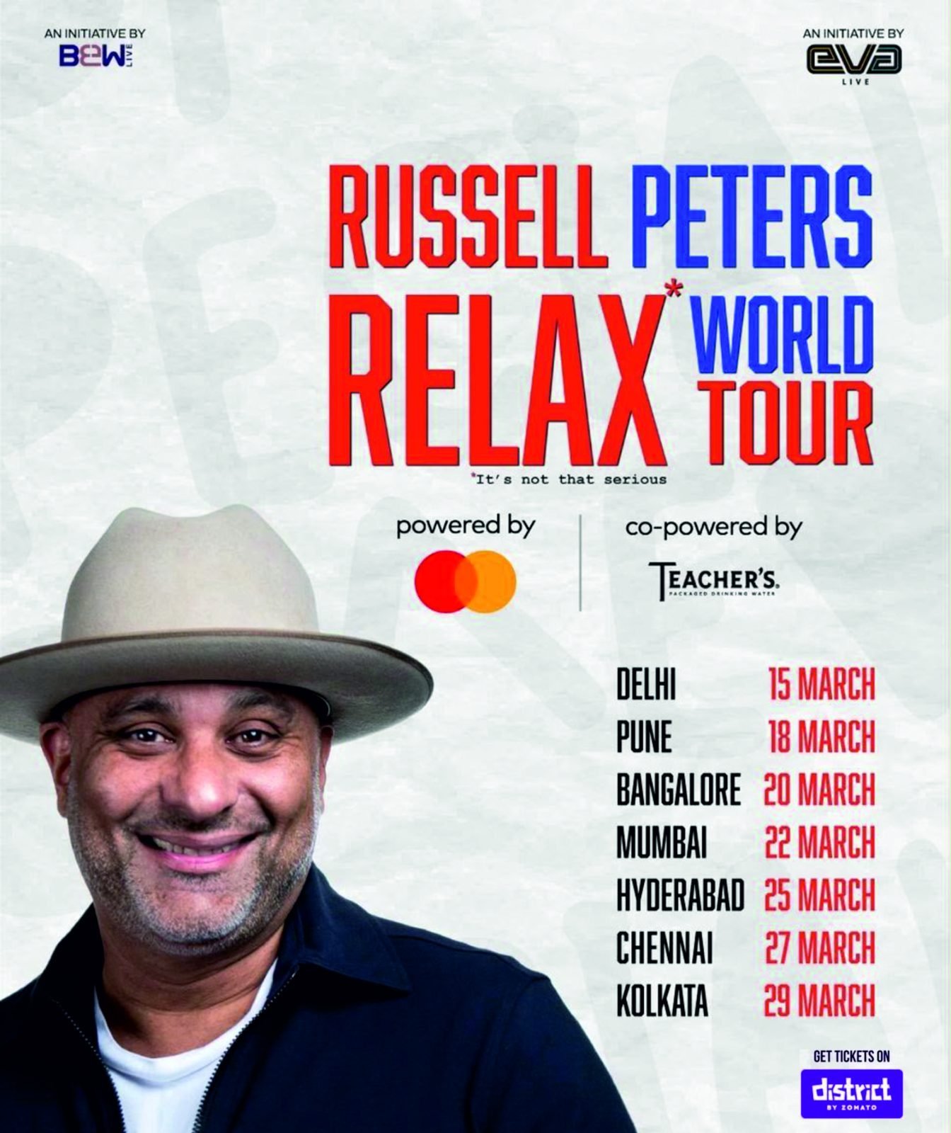 Russell Peters India Tour 2026 (7 Cities)